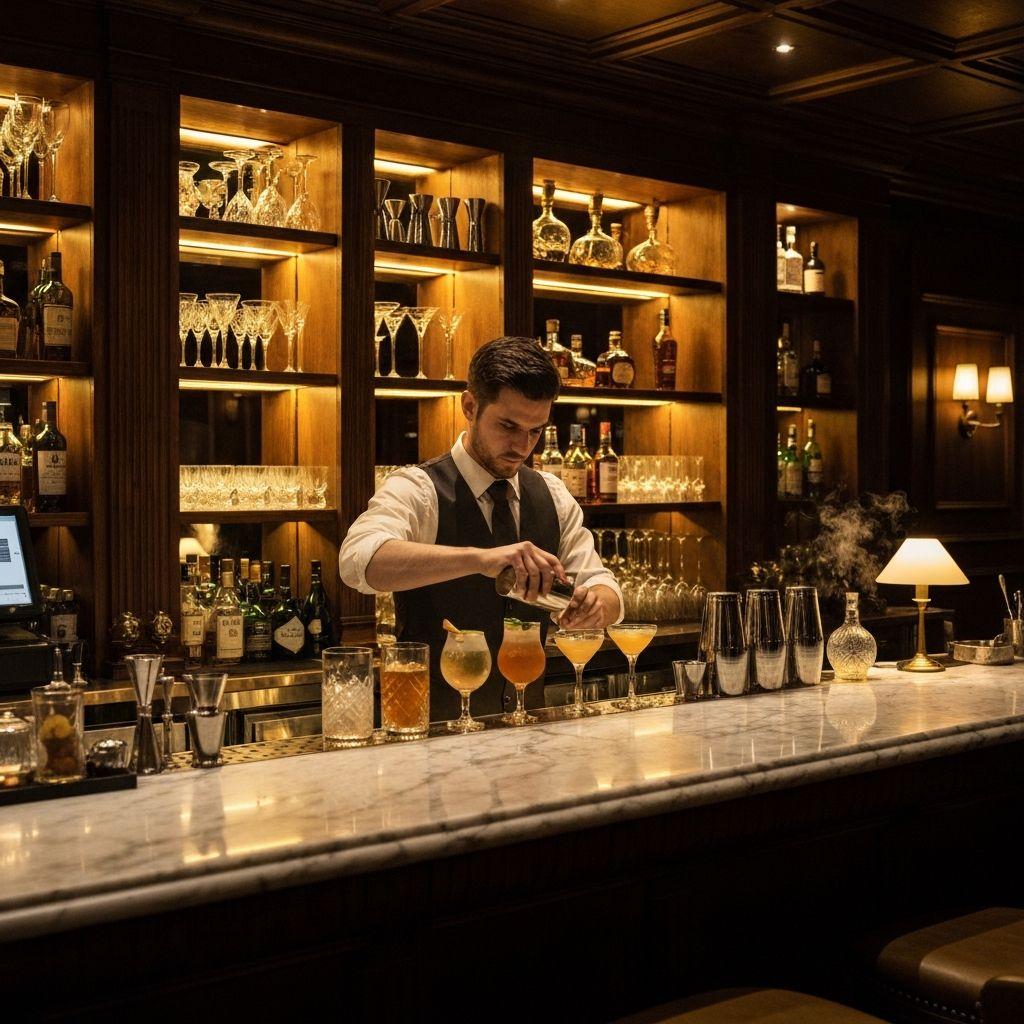 Bachelorette cocktail lounge